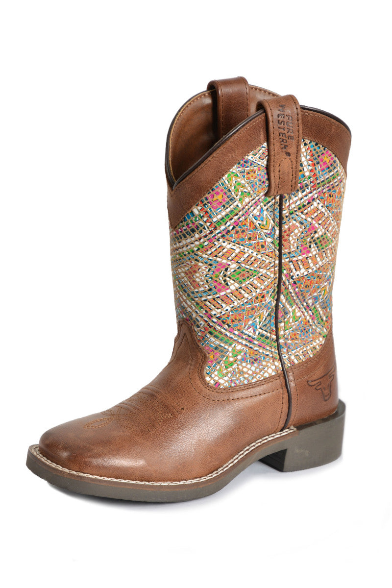Pure Western Childrens Dusty Boots