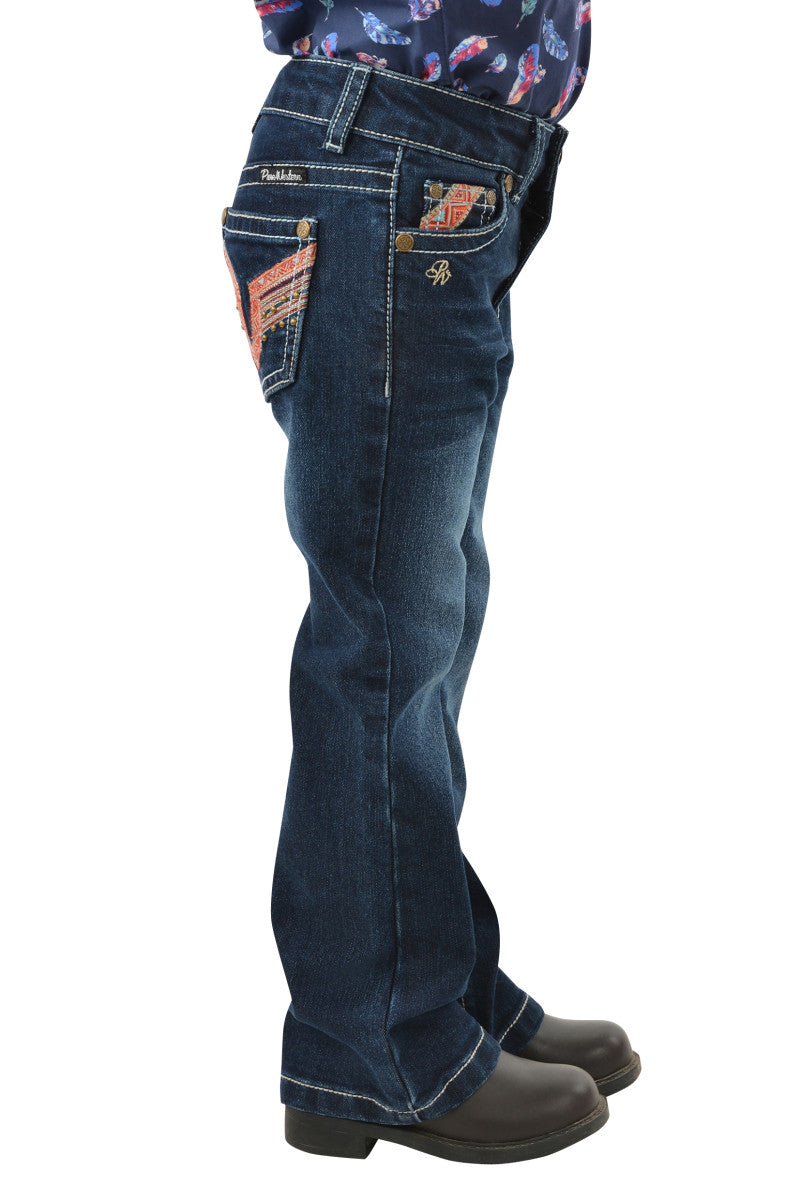 Pure Western Girls Aztec Jeans
