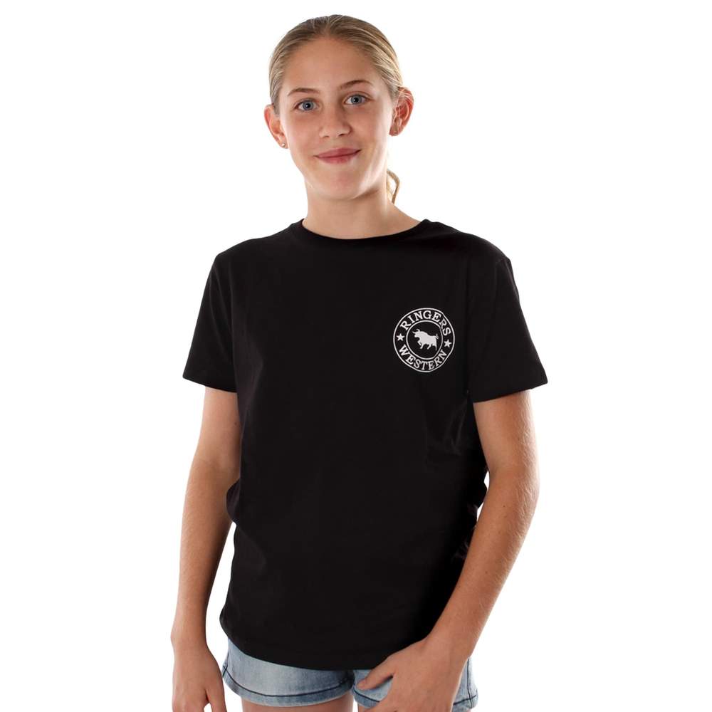 Signature Bull Kids Classic T-Shirt - Black