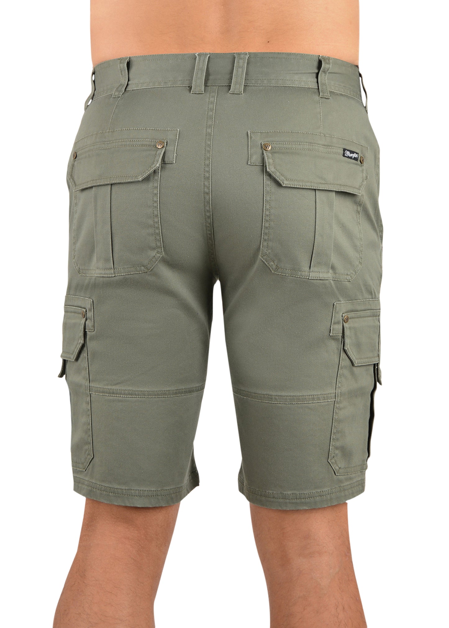 Wrangler Mens Cooper Cargo Shorts - Olive