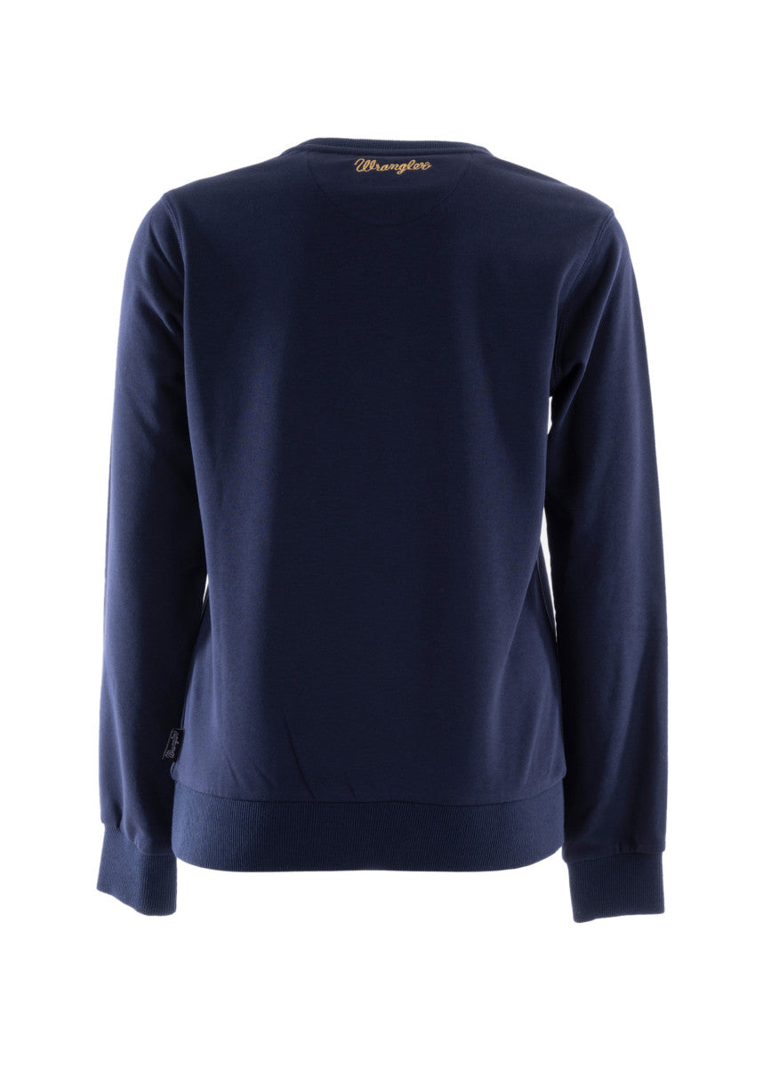 Wrangler Womens Greer Crew - Navy