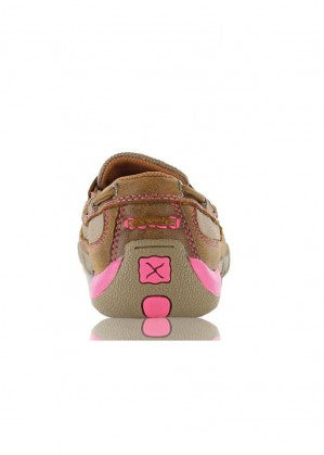 Twisted X Womens Pink Ribbon Mocs - TCWDMS003
