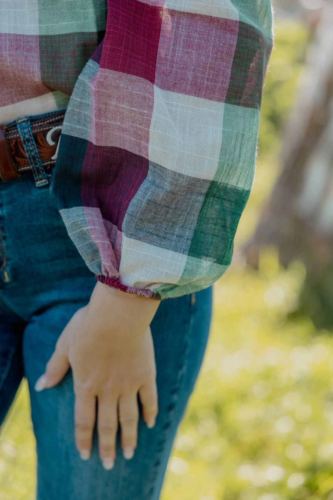 Black Colt Brooke - Green, Red & Navy Check