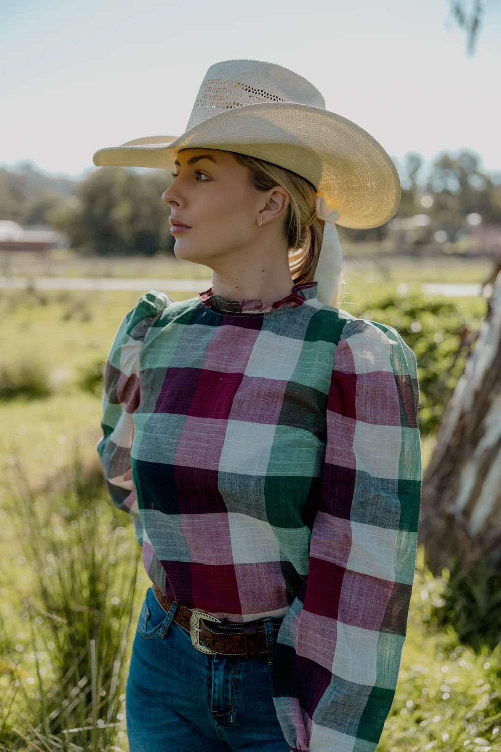 Black Colt Brooke - Green, Red & Navy Check