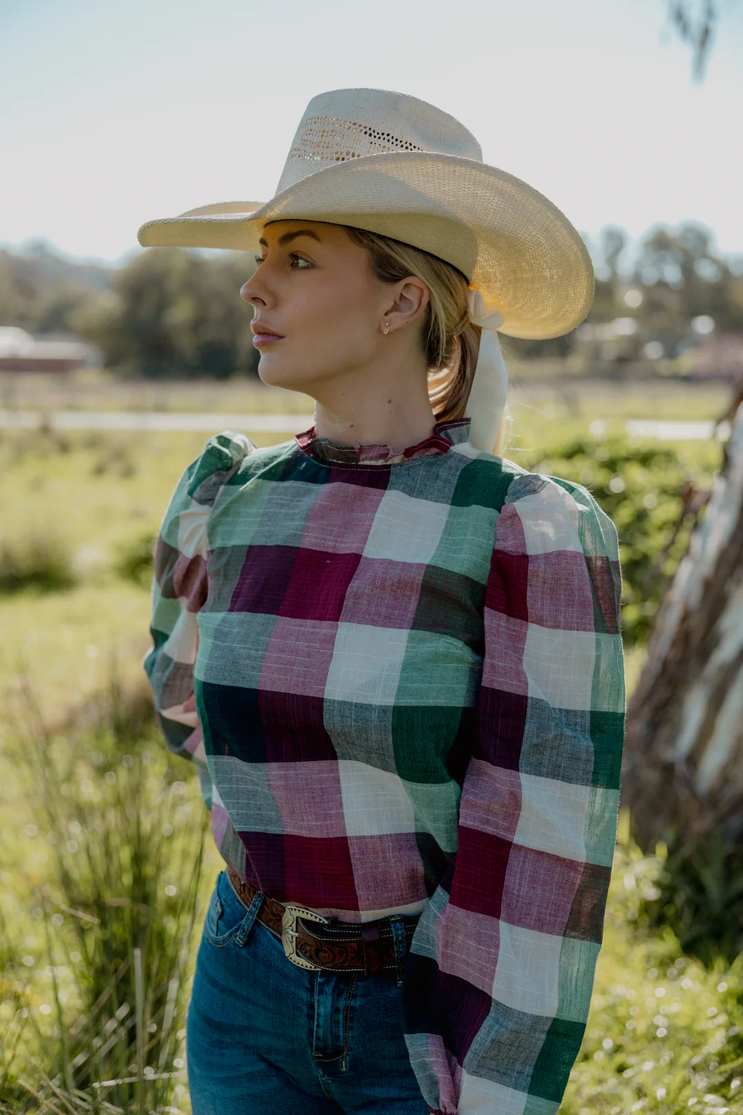 Black Colt Brooke - Green, Red & Navy Check