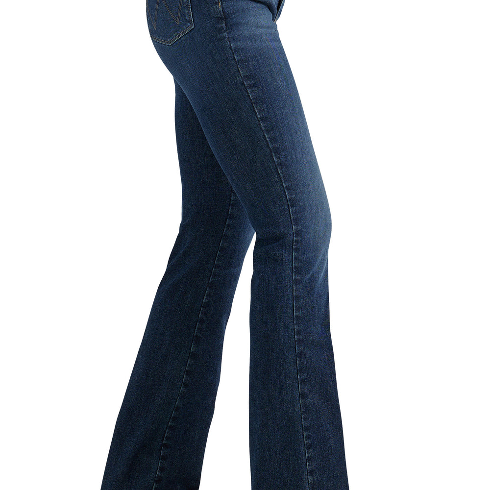 Wrangler Womens Bespoke High Rise Bootcut Jeans - 32L 112359277