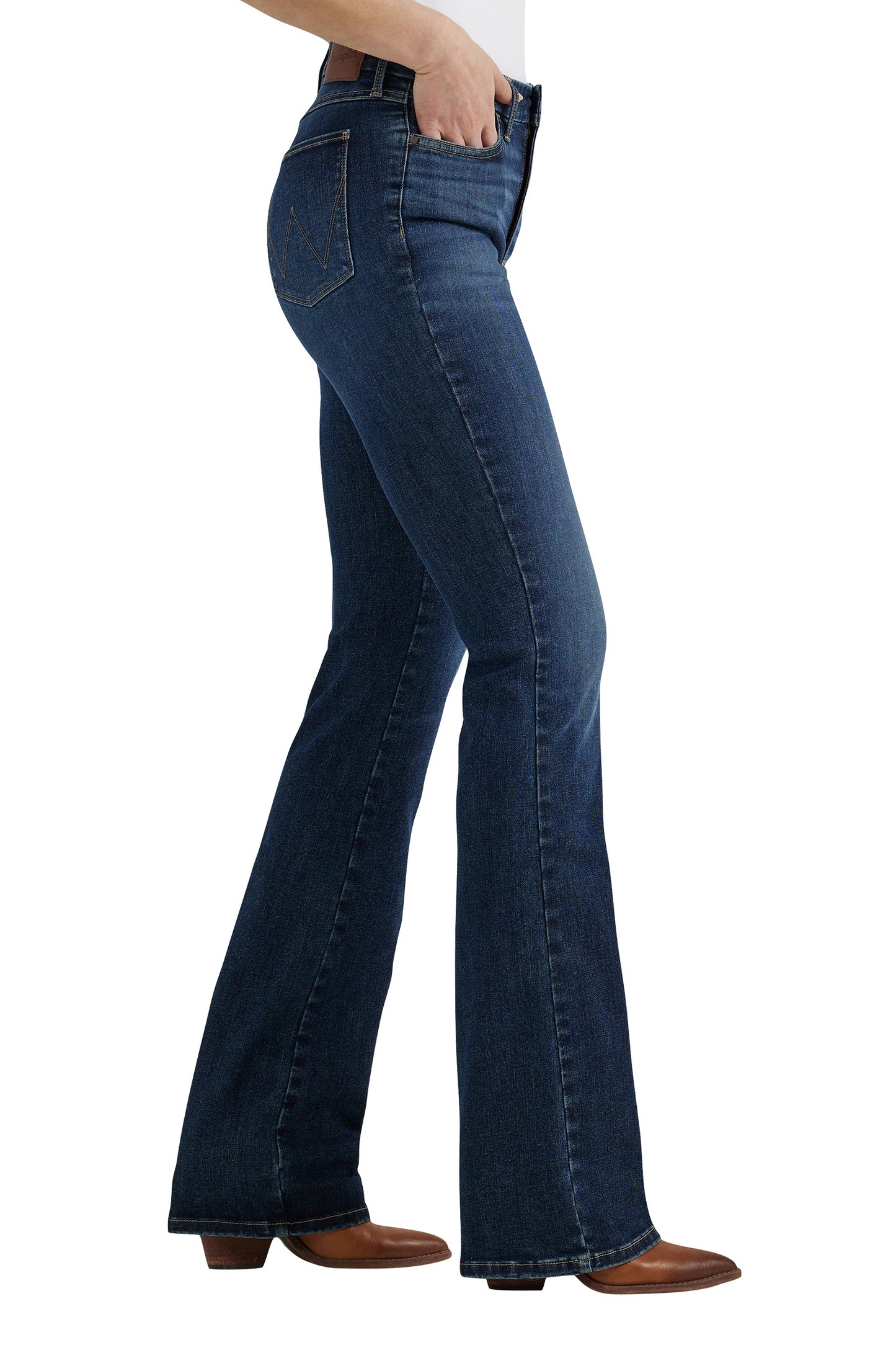 Wrangle Womens Bespoke High Rise Bootcut Jeans - 34L 112359277