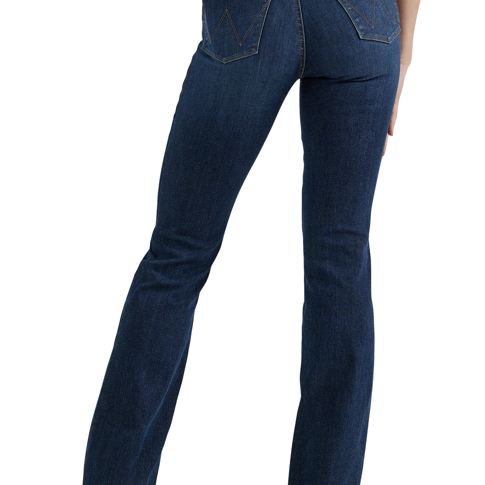 Wrangler Womens Bespoke High Rise Bootcut Jeans - 32L 112359277