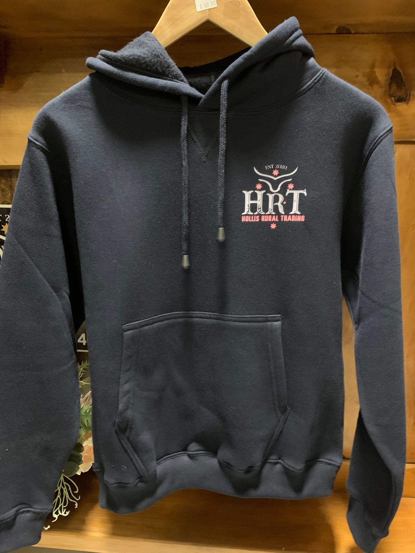 HRT Hoodies Youth / Adults - Navy / Pink
