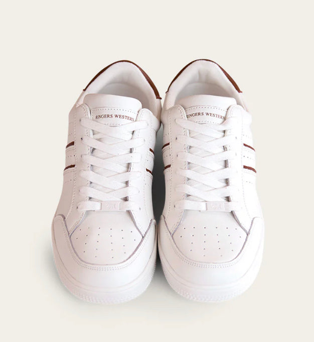 
                      
                        Ringers Western Wentworth Sneakers - Unisex - White & Tan
                      
                    