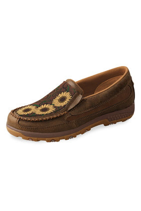 Twisted X Sunflower Cell Stretch Mocs TCWXC0035