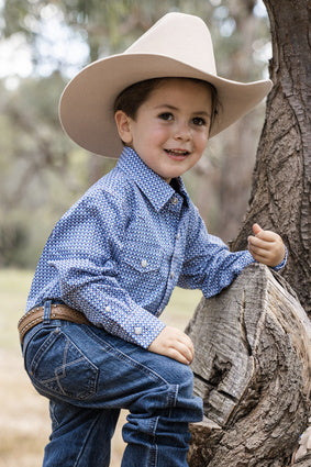 Pure Western Boys Oliver Dress Shirt -  P3S3100751