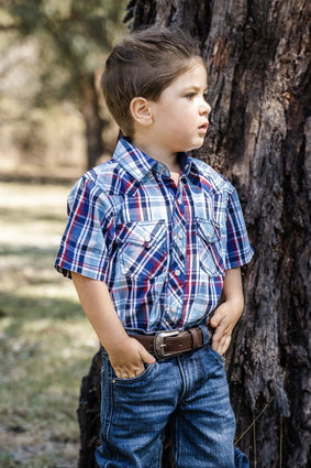 Pure Western Boys Logan Shirt - P3S3103754