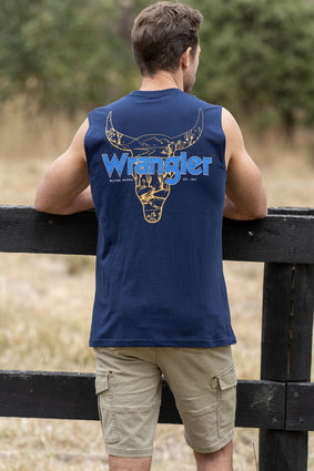 Wrangler Mens Lucas Muscle Tank - X3S1572856