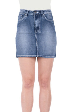 
                      
                        Pure Western Womens Valeri Denim Skirt - PCP2407615
                      
                    