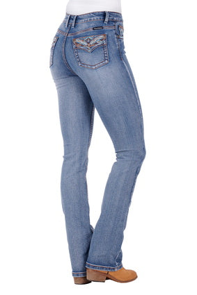 
                      
                        Pure Western Nina High Rise Boot Cut Jeans - PCP2213607 - 34'' Leg
                      
                    