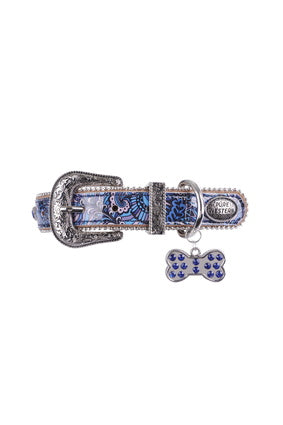 
                      
                        Pure Western Baxter Dog Collar - Blue - P4W2922CLR
                      
                    