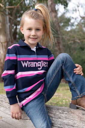 
                      
                        Wrangler Girls Jada Rugby Jersey - X4W5577076
                      
                    