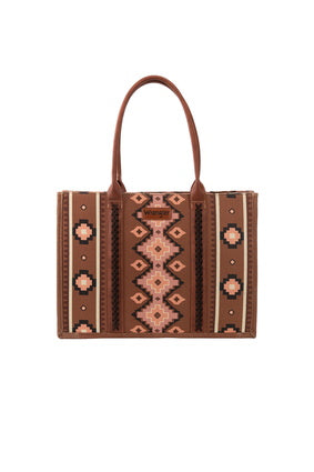 Wrangler Southwestern Tote Bag - X4S2951BAG - BROWN