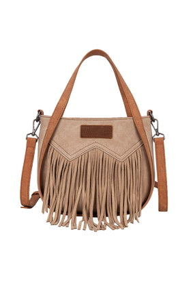Wrangler Two Tone Fringe Bag - Camel X5S2902BAG