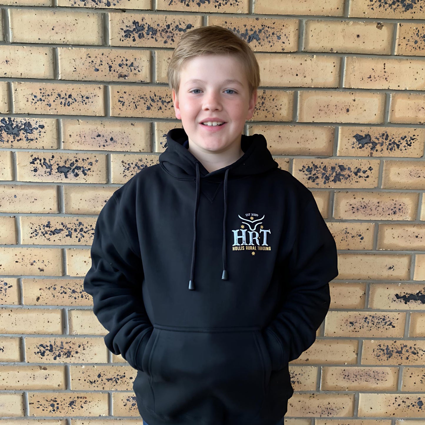 HRT Hoodies - Youth / Adults Black/Gold