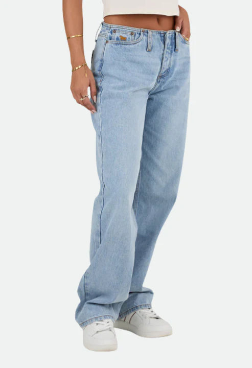 Ringers Western Josephine Low Loose Fit Jeans - Light Wash