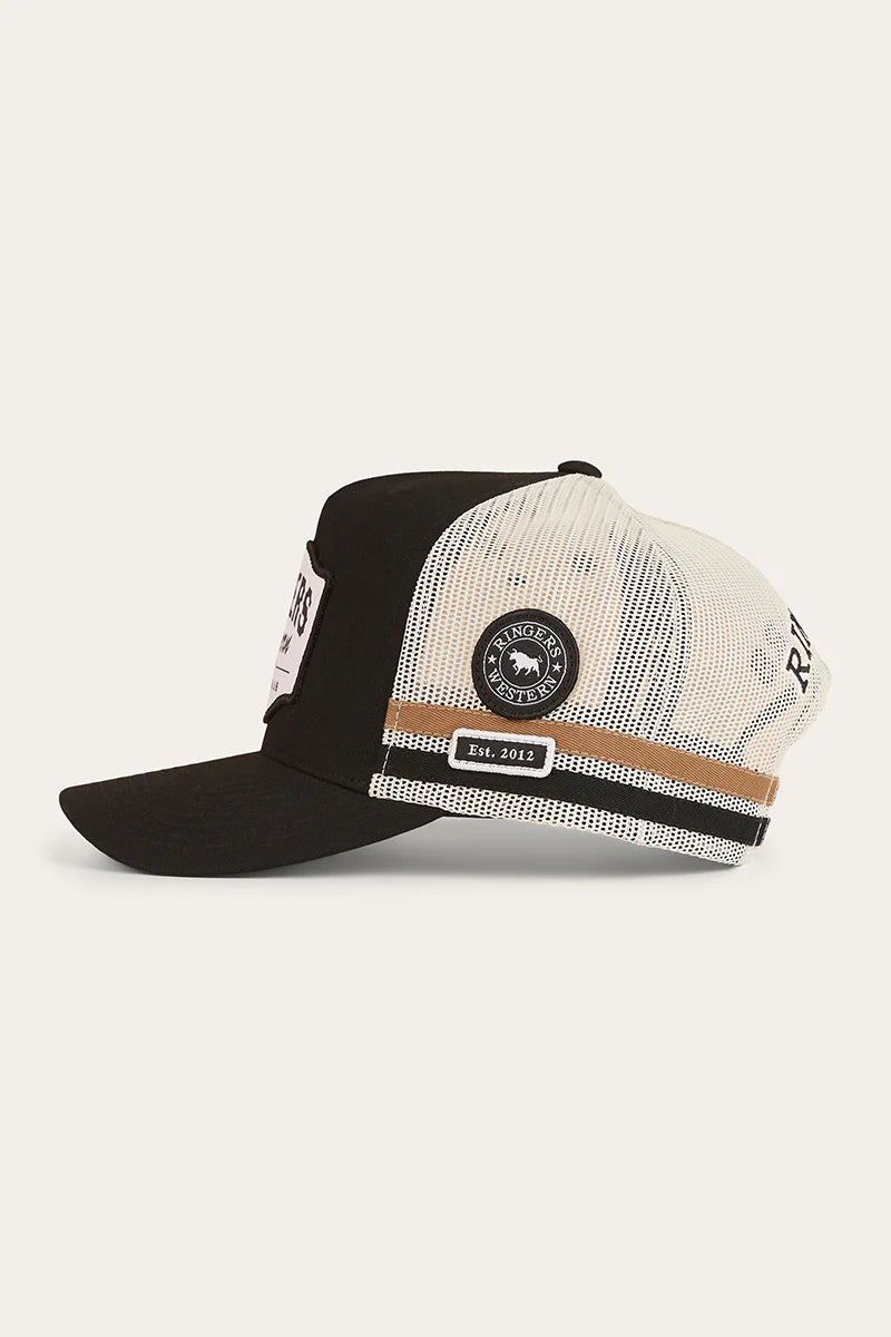 Ringers Western Country Club Deep Fit Truck Cap - Black