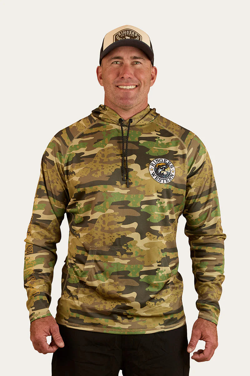 Ringers Western Big Catch Fishing Shirt - Camo