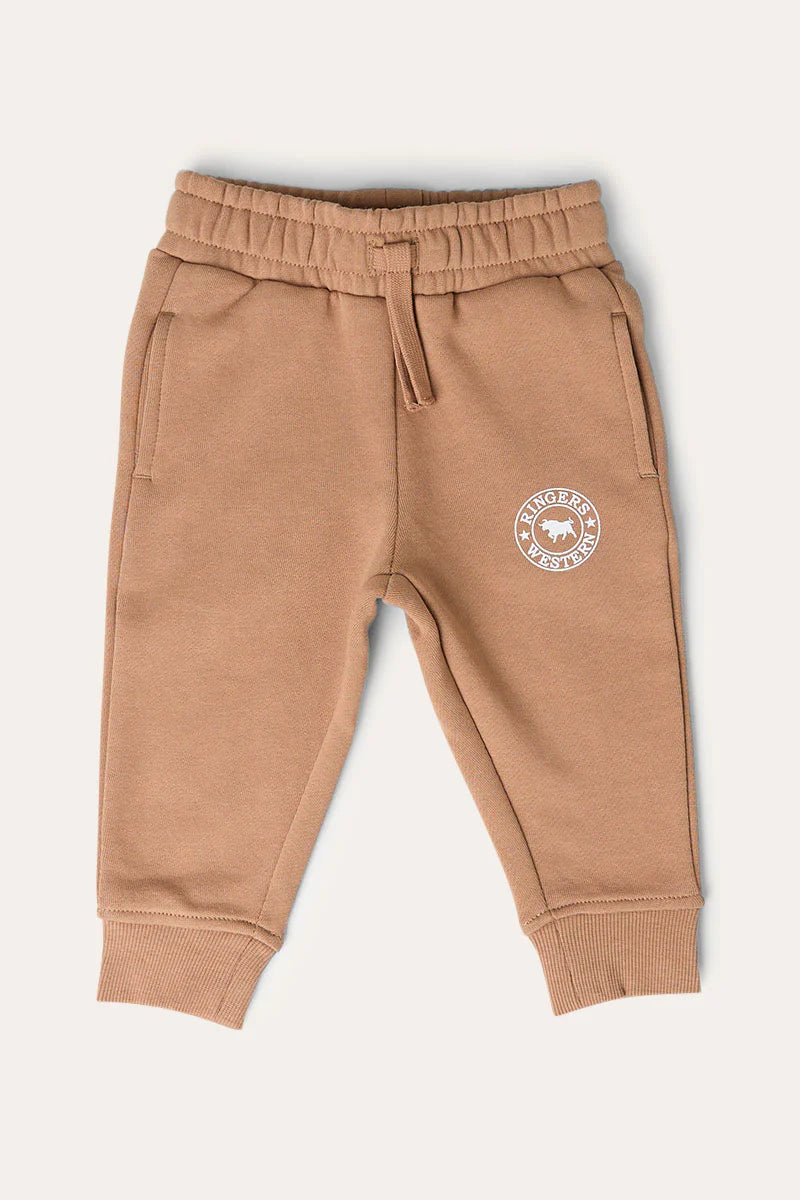 Ringers Western Mini Ringer Babies Signature Bull Trackpants - Clay