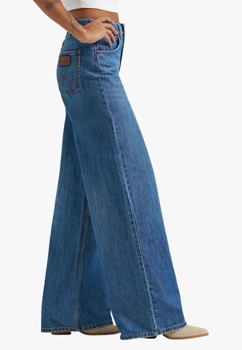 Wrangler Hi Rise Wide Leg Bailey - 112359363 30L
