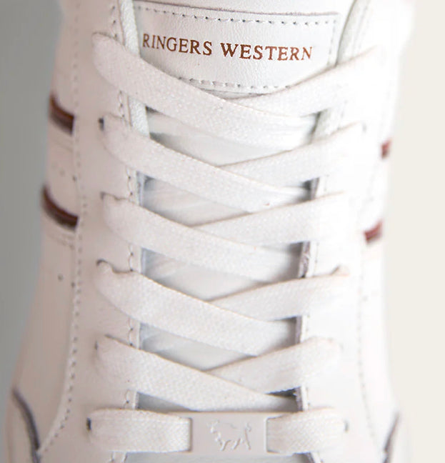 
                      
                        Ringers Western Wentworth Sneakers - Unisex - White & Tan
                      
                    