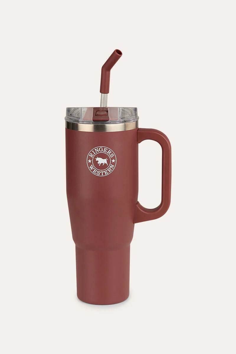 Ringers Western Roadtrip Drink Bottle 1200ml - Burgundy