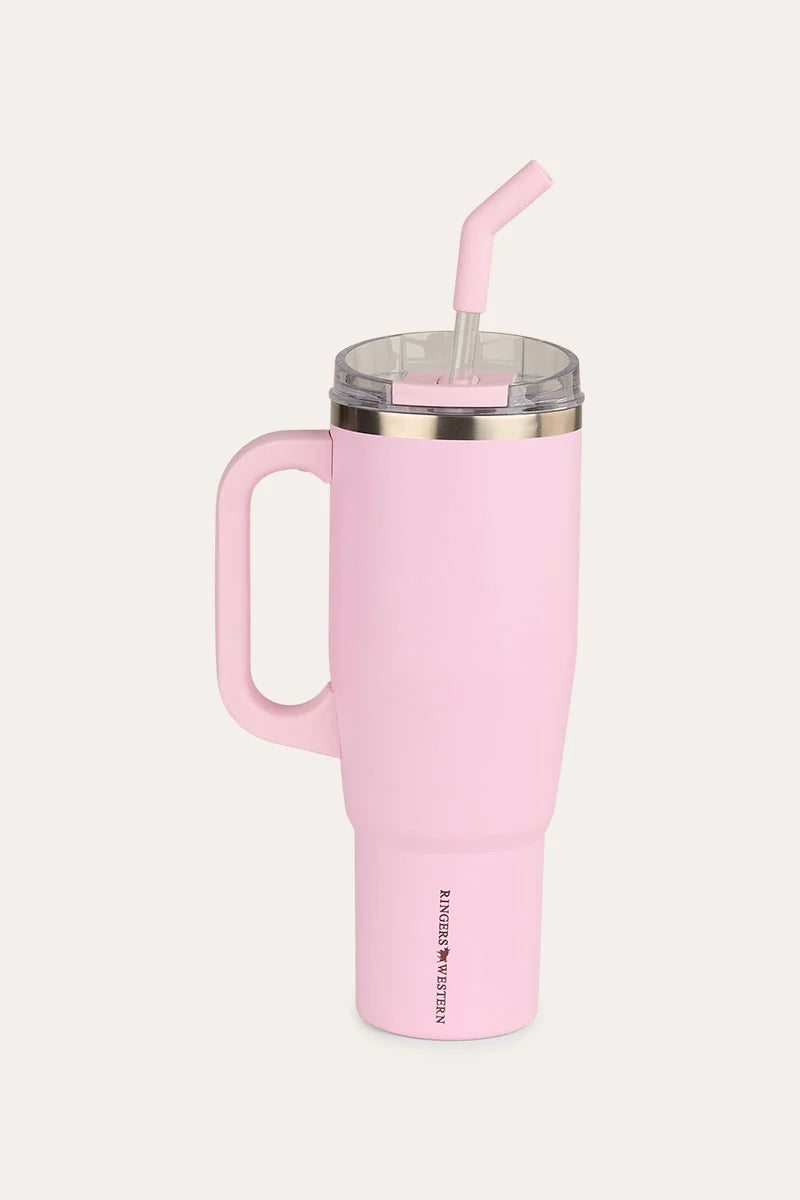 Ringers Western Roadtrip Drink Bottle 1200ml - Pastel Pink