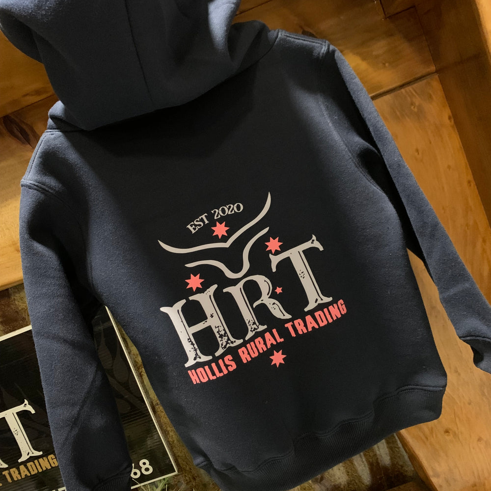HRT Hoodies Kids - Navy/Pink or Navy/Gold