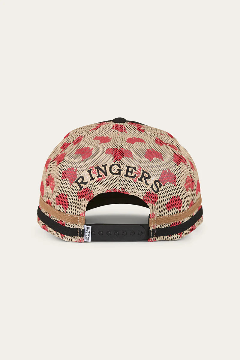 Aussie Rules Deep Fit Trucker Cap - Black