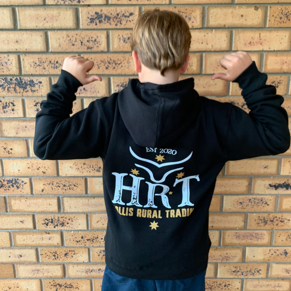 HRT Hoodies - Youth / Adults Black/Gold
