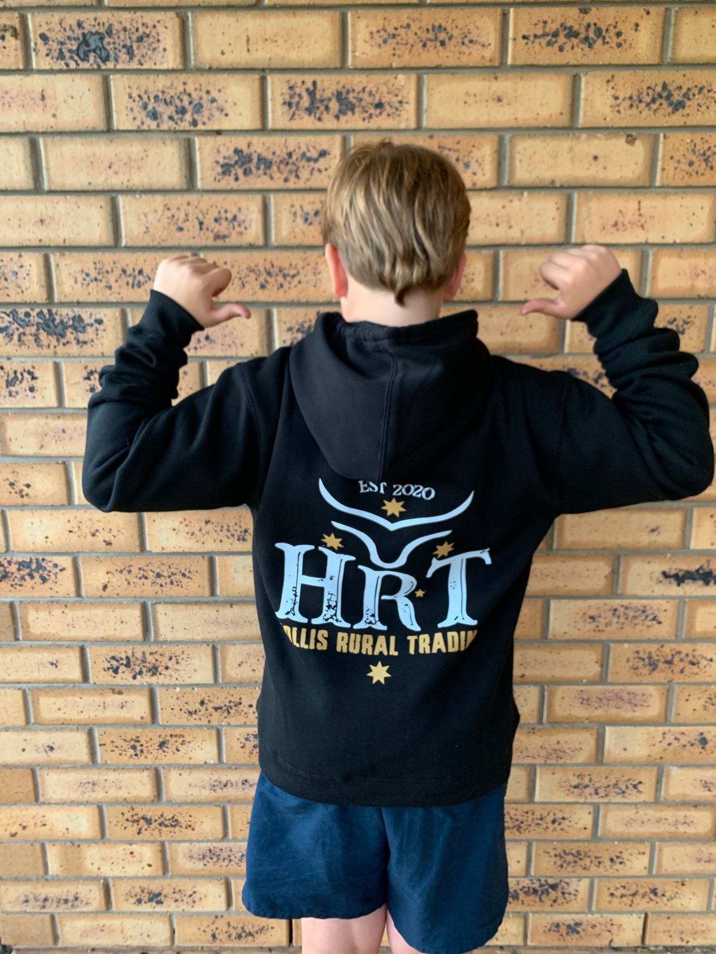 HRT Hoodies - Youth / Adults Black/Gold