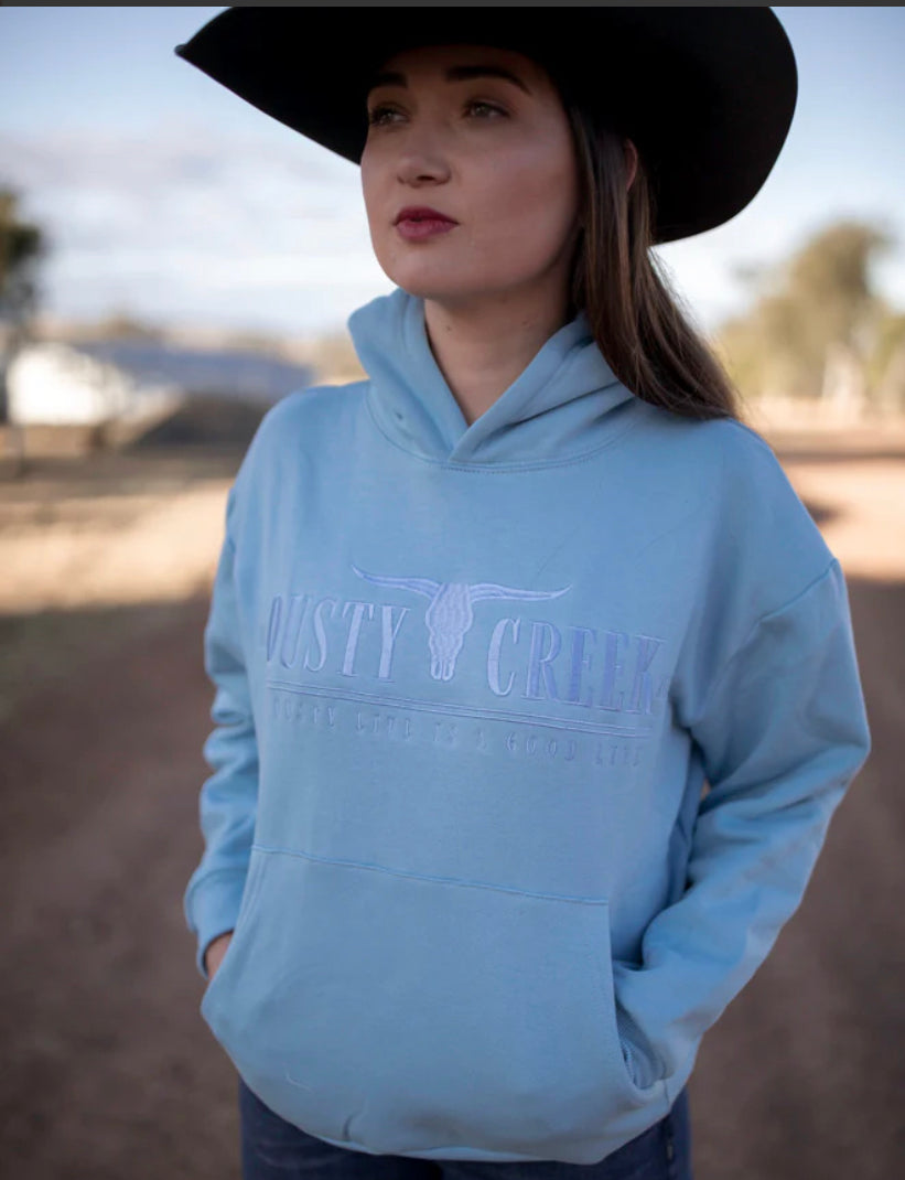 Dusty Creek Hoodie - Dusty Denim