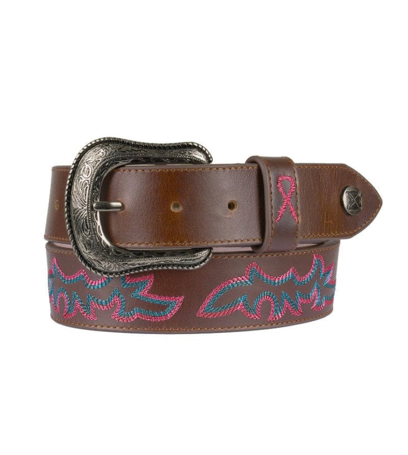 Twisted X Womens Pink Ribbon Belt TCW2900BLT