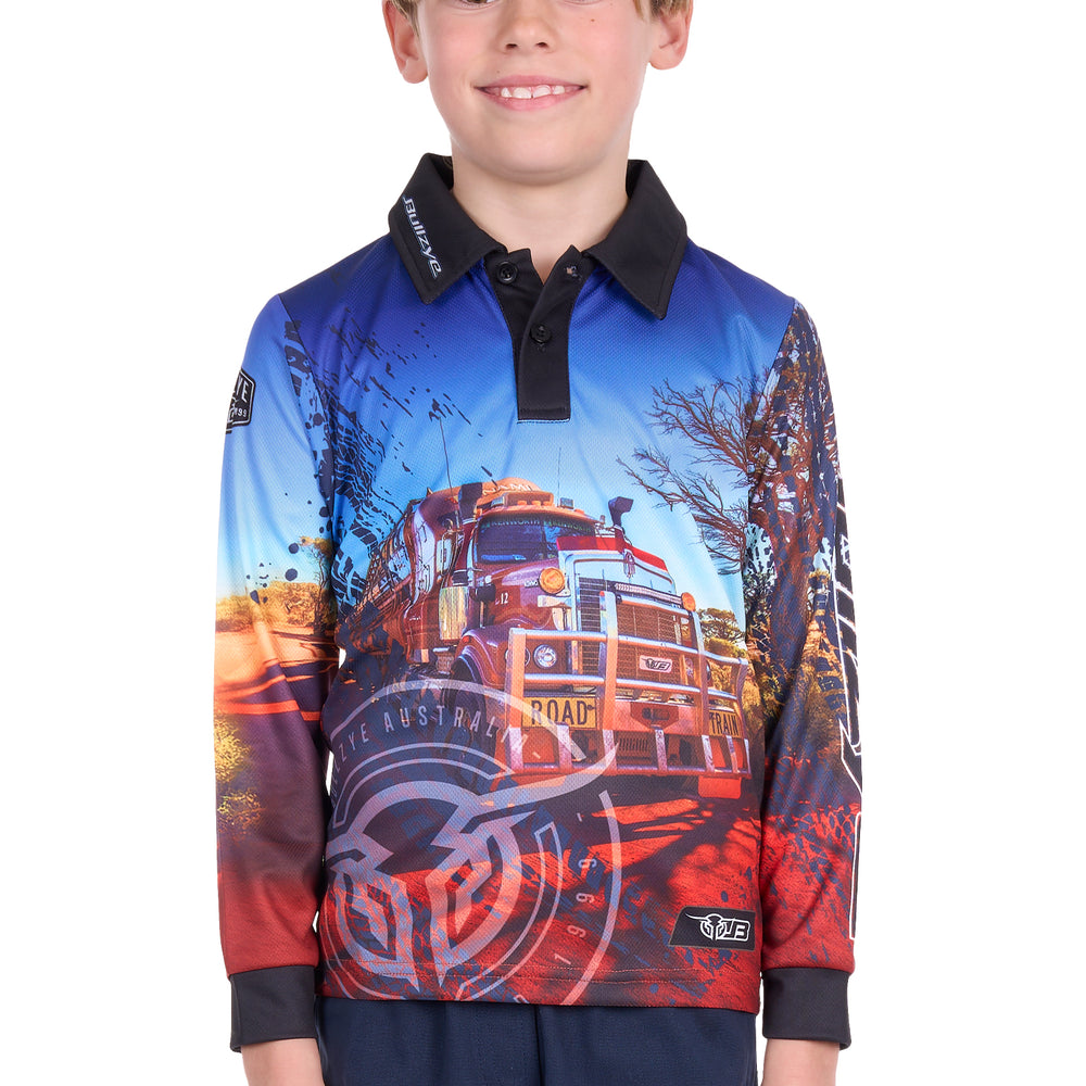 Bullzye Boys Road Train Fishing Shirt - B5S3568493