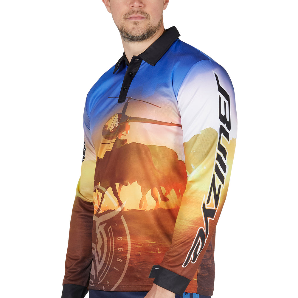Bullzye Mens Outback Fishing Shirt B5S1569492