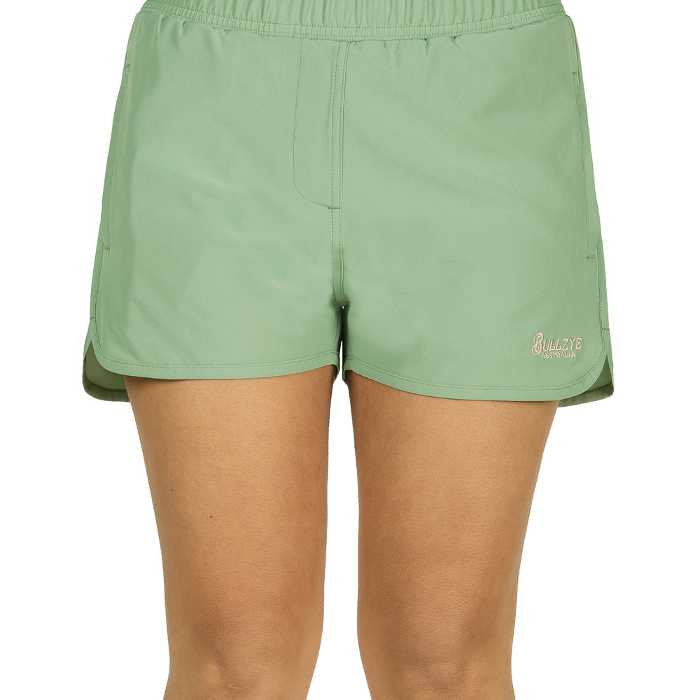 Bullzye Womens Debbie Sports Shorts - Moss B5S2301470