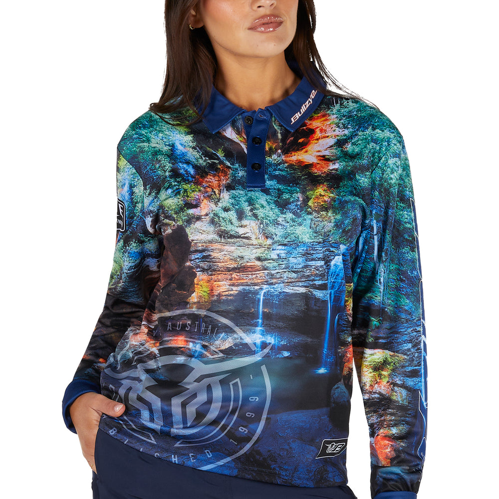 Bullzye Womens Waterfall Fishing Shirt - B5S2502469