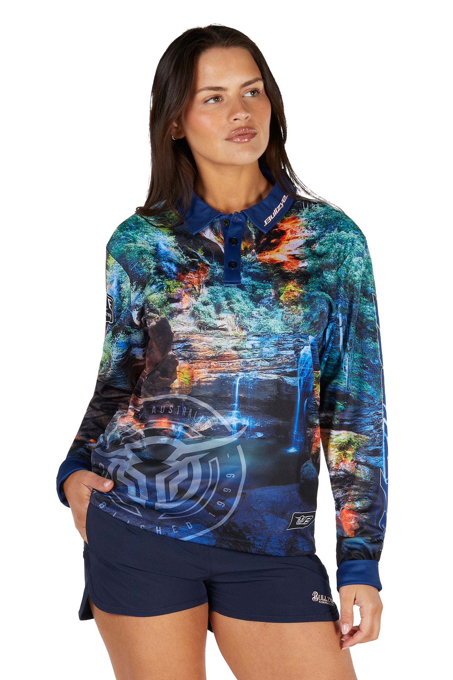 Bullzye Womens Waterfall Fishing Shirt - B5S2502469