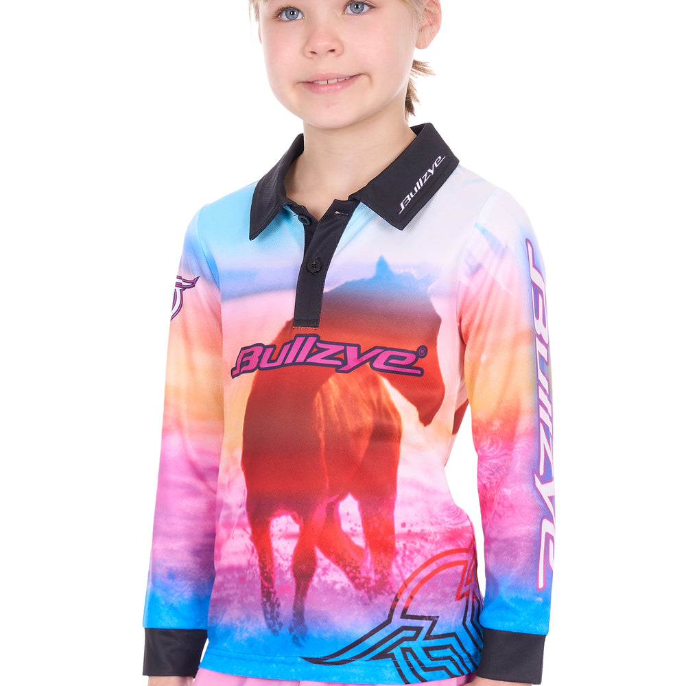 Bullzye Girls Gallop Fishing Shirt - B5S5501468