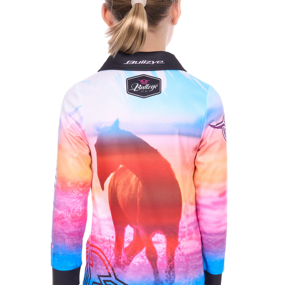 Bullzye Girls Gallop Fishing Shirt - B5S5501468