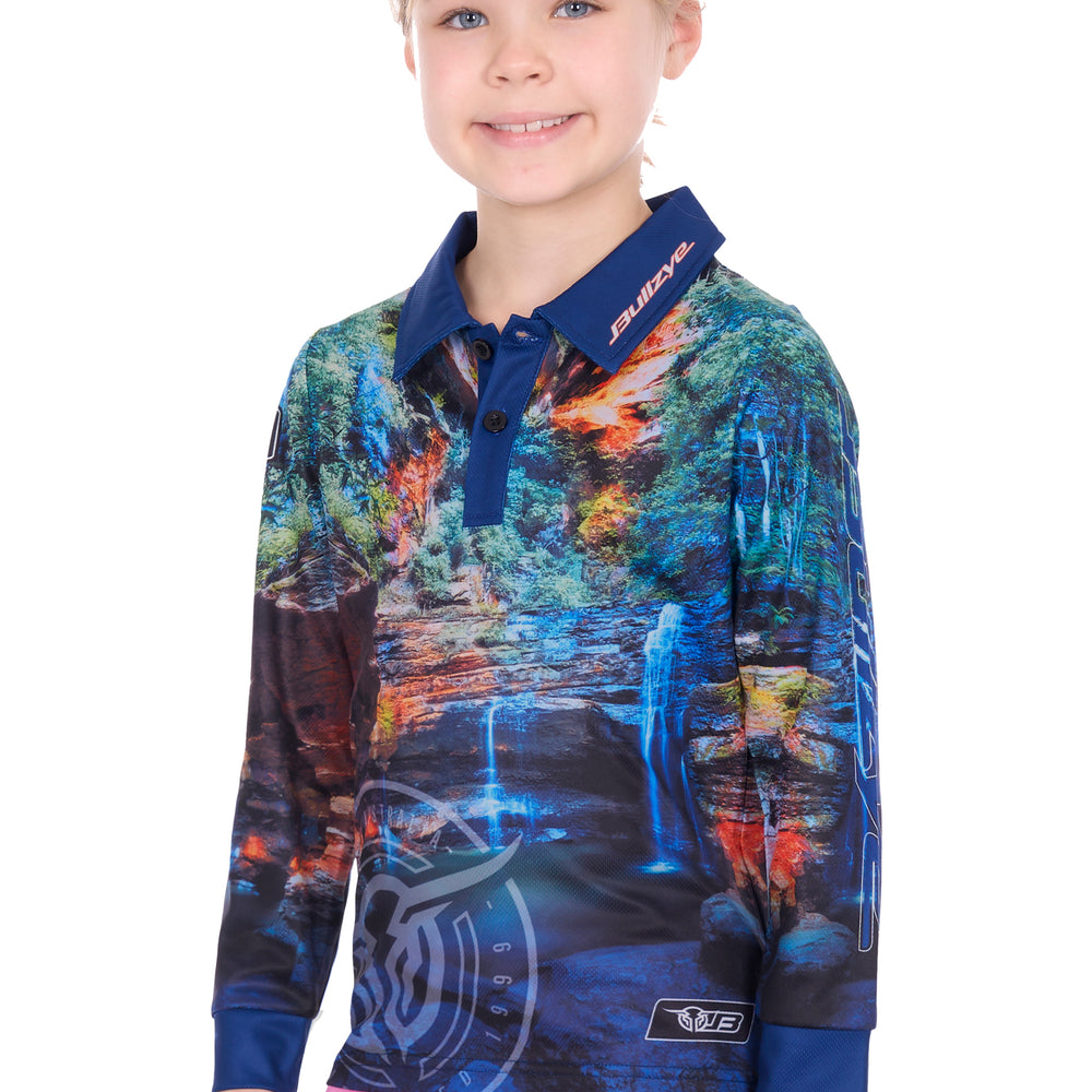 Bullzye Girls Waterfall Fishing Shirt - B5S5502469