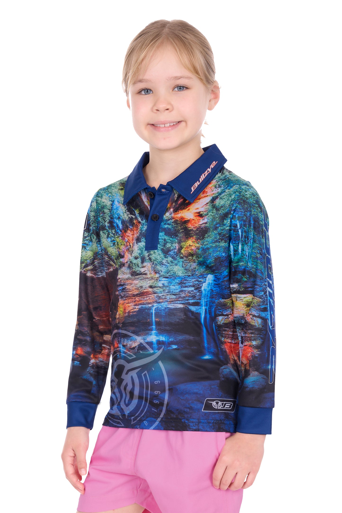 Bullzye Girls Waterfall Fishing Shirt - B5S5502469