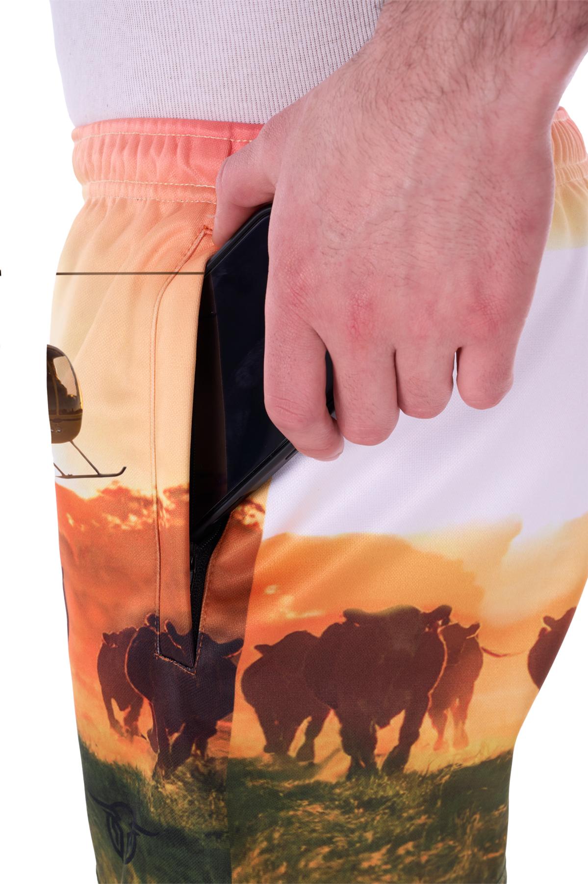 Bullzye Mens Orion Footy Shorts - B6S1309659
