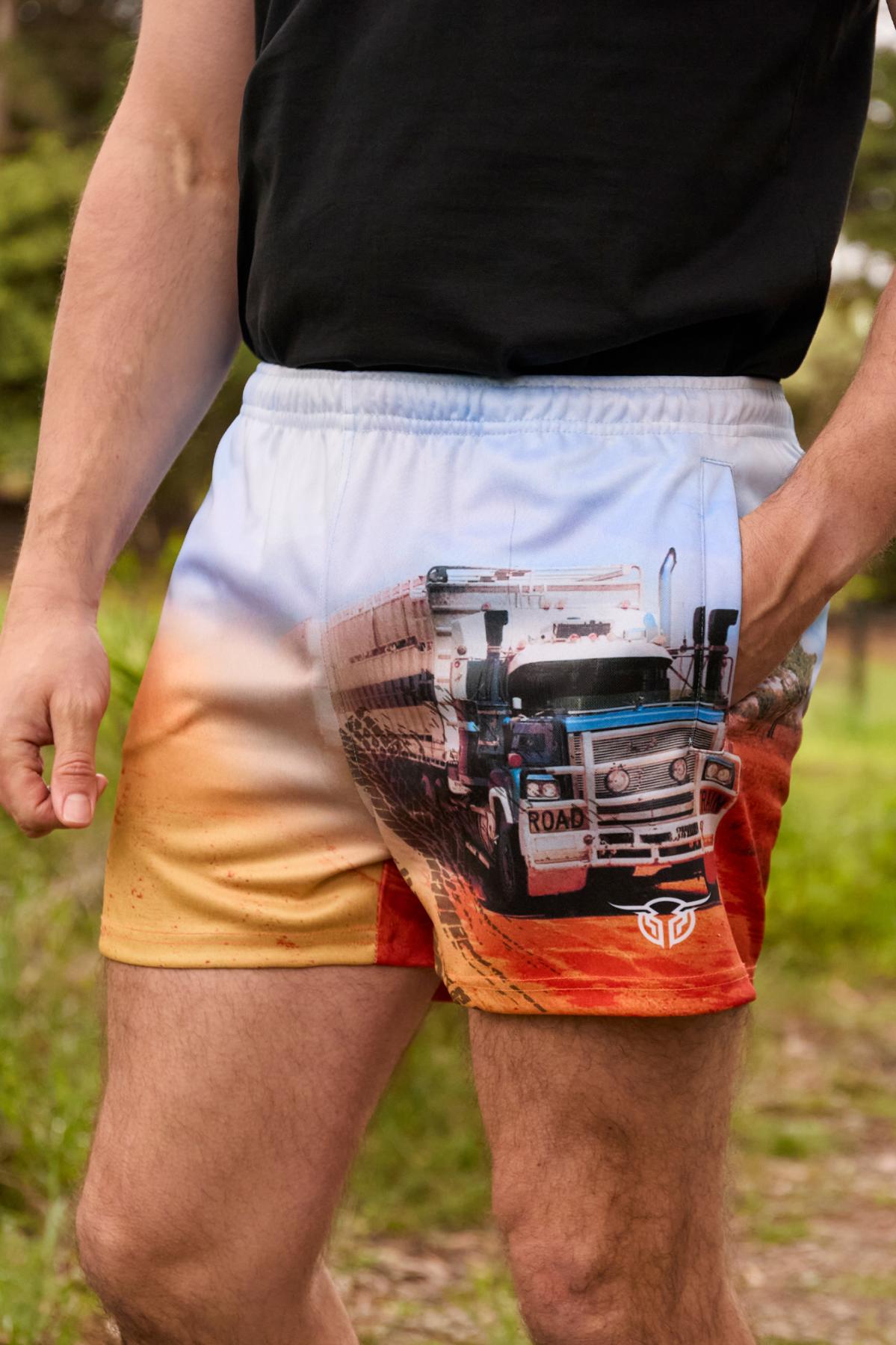 Bullzye Mens Roadie Footy Shorts - B6S1309661